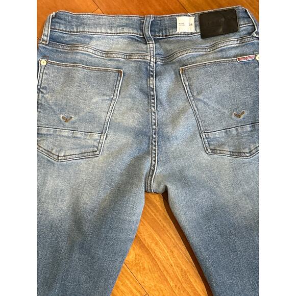 Hudson Blake Straight Slim Jeans Size 34 - Picture 5 of 10